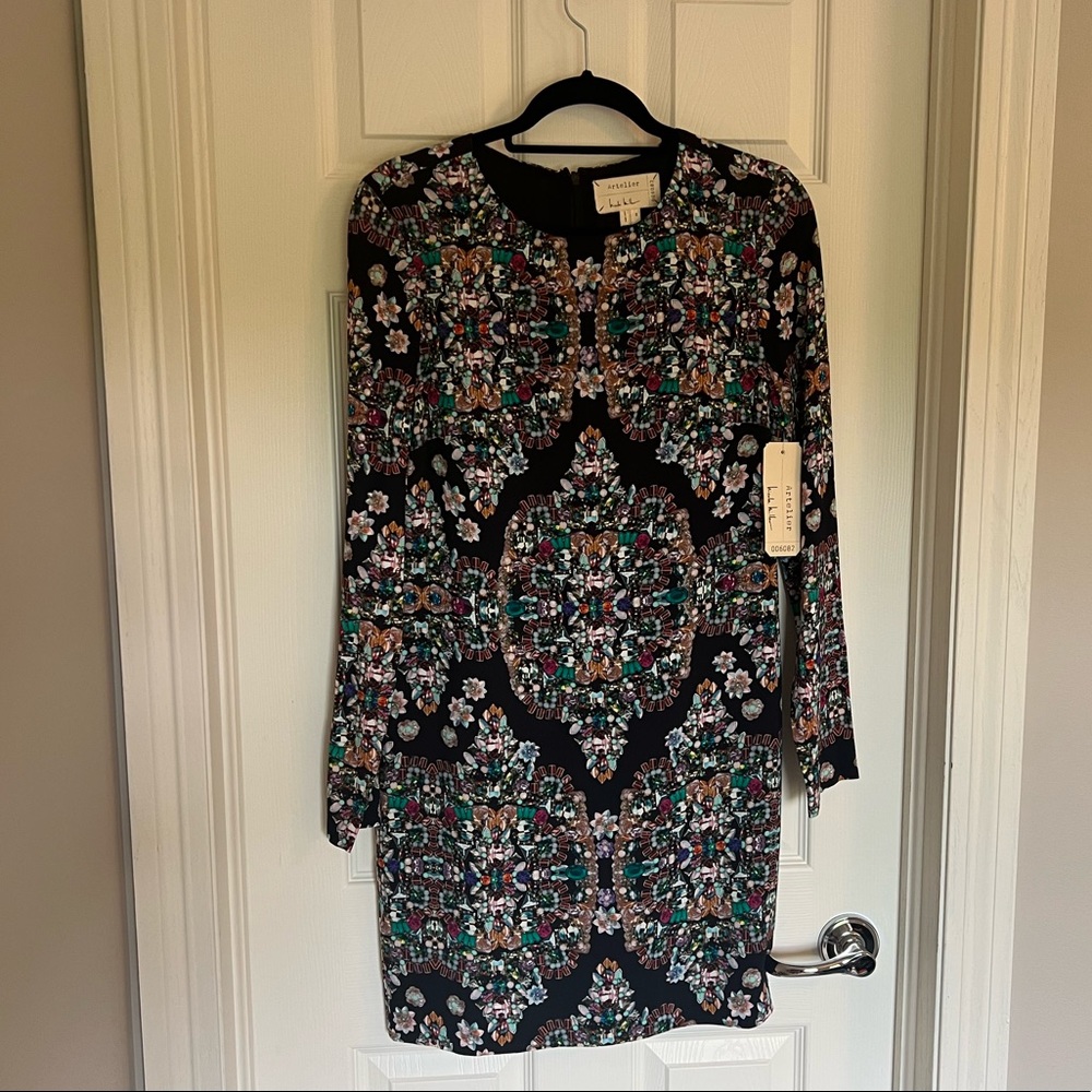 Artelier by Nicole Miller gemstone dress size 8 - rare